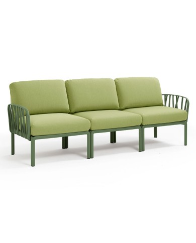 SOFÁ KOMODO NARDI 3 PLAZAS AGAVE M14B