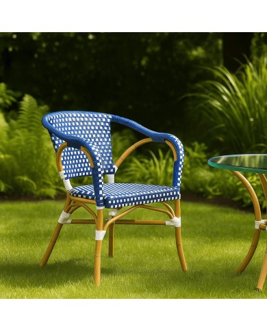 Sillón azul para jardín (última unidad)