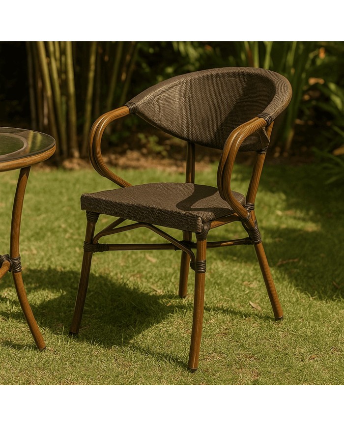 Silla de Exterior Roden Negro - Última Unidad Outlet Silla de Exterior Roden Negro - Última Unidad Outlet