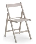 Silla plegable en madera para salón, comedor y cocina.