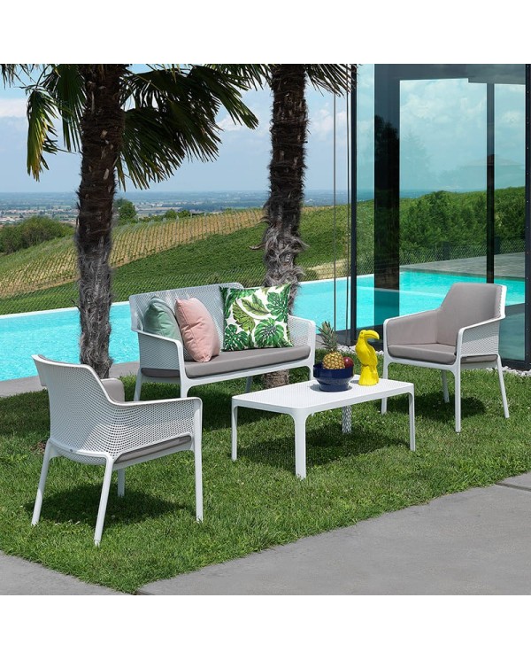 Mesa Net NARDI de 100x60 para jardín y terraza