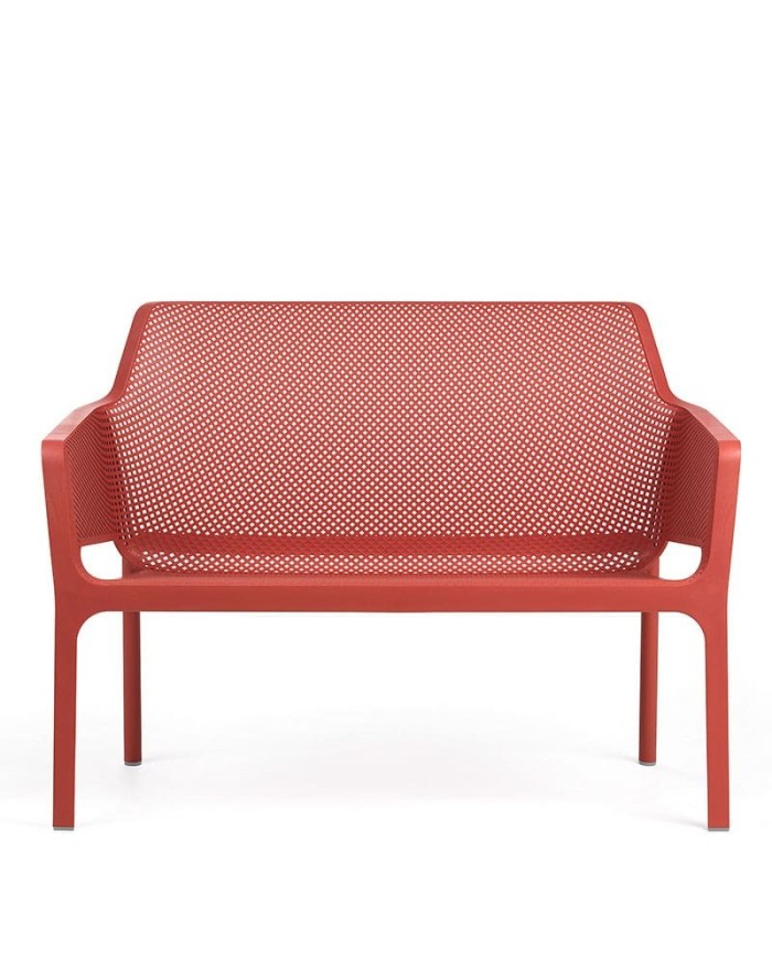 Sofá Net Bench NARDI apilable de dos plazas para exterior