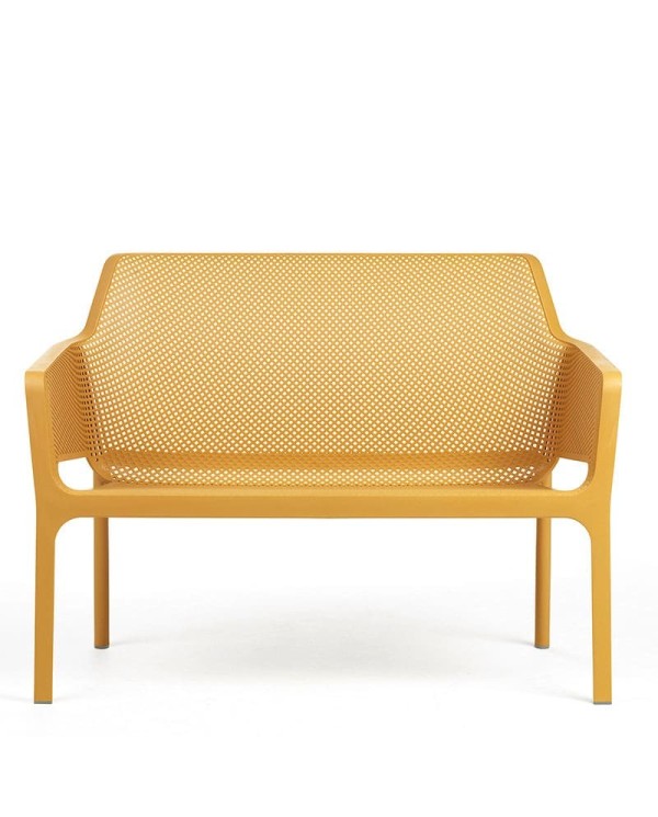 Sofá Net Bench NARDI apilable de dos plazas para exterior