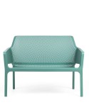 Sofá Net Bench NARDI apilable en resina para terraza, jardín, patio y hostelería
