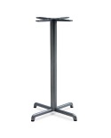 Base Calice Alu High NARDI en aluminio para hostelería en terraza y jardín. Para tablero de 60 Ø, 70 Ø, 60x60 y 70x70
