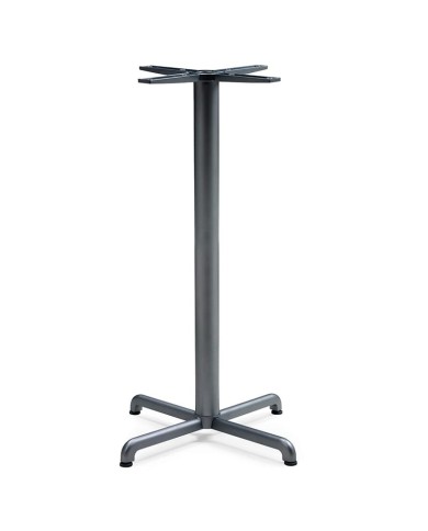 Base Calice Alu High NARDI en aluminio para hostelería en terraza y jardín. Para tablero de 60 Ø, 70 Ø, 60x60 y 70x70