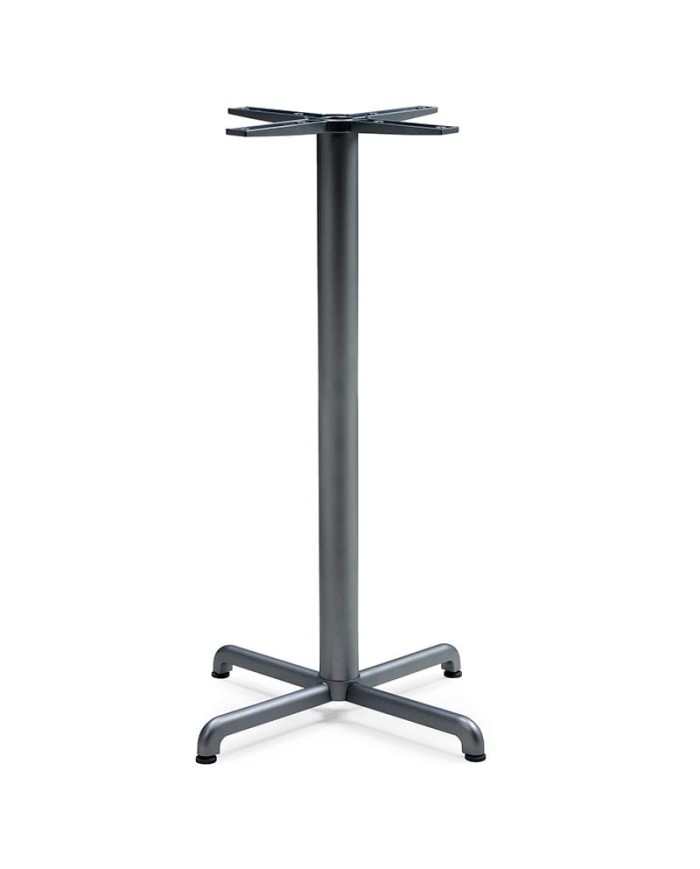 Base Calice Alu High NARDI en aluminio para hostelería en terraza y jardín. Para tablero de 60 Ø, 70 Ø, 60x60 y 70x70