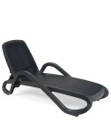 Tumbona con brazos y trama para piscina y playa Alfa Nardi