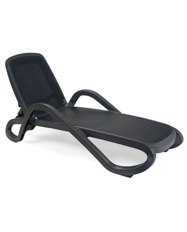 Tumbona Alfa NARDI apilable con brazos