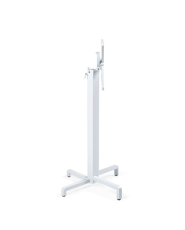 Base Ibisco High NARDI en aluminio con 4 apoyos para hostelería en terraza y jardín. Para tablero de 60 Ø, 70 Ø, 60x60 y 70x70