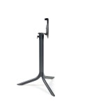 Base plegable de aluminio con 3 apoyos para tablero de 60 Ø y 70 Ø