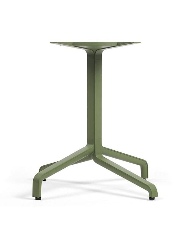 Base de aluminio para terraza en hostelería con 4 apoyos