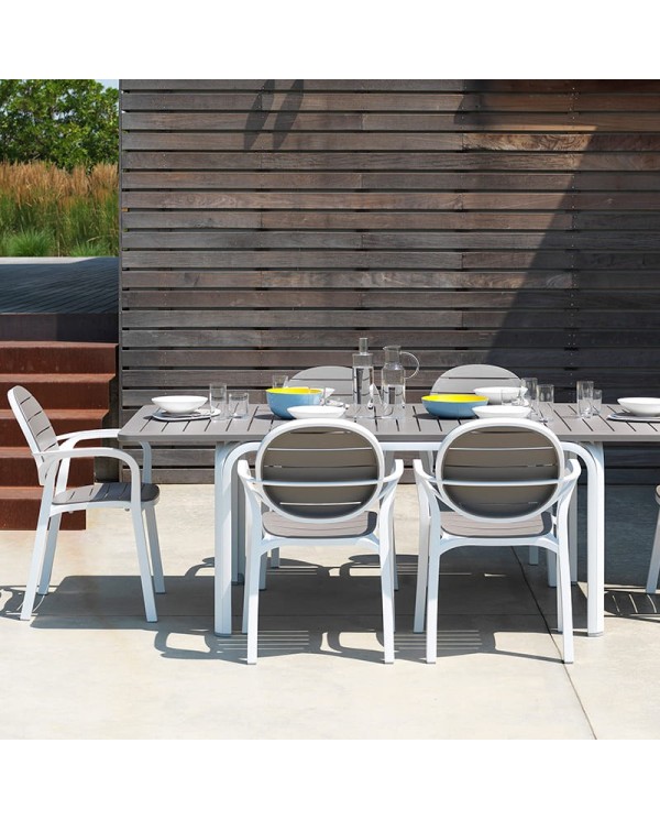 Mesa Alloro 210 Nardi extensible para jardín y exterior