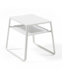 Mesa Pop NARDI de polipropileno con fibra de vidrio para hogar y hostelería. Ideal para piscina entre tumbonas.
