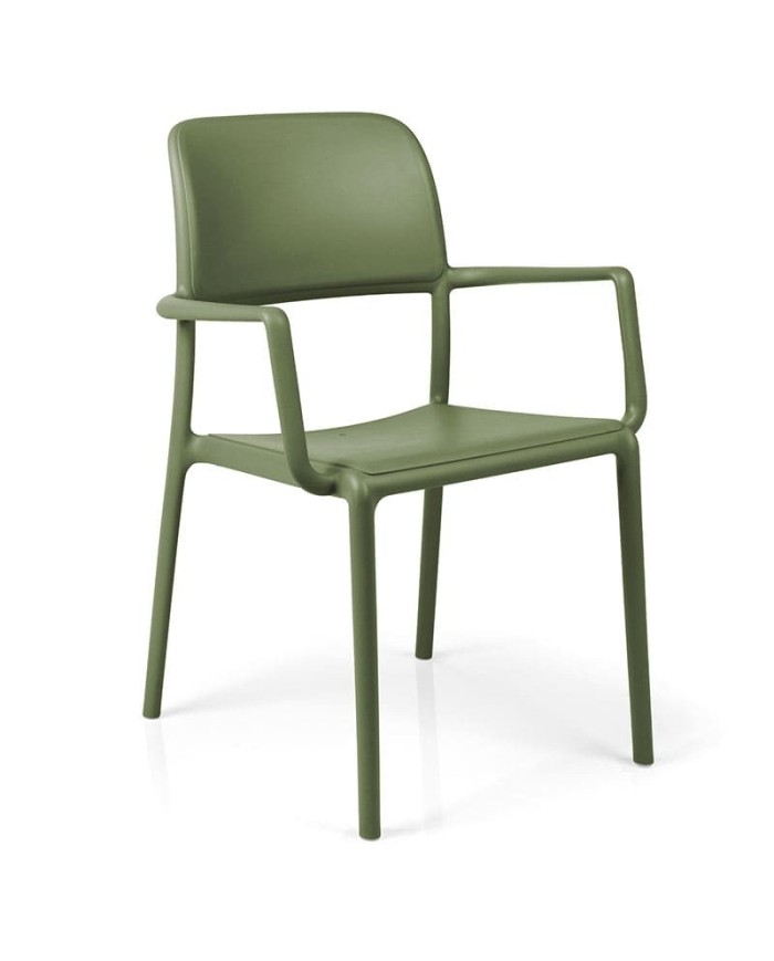 Sillón Riva Nardi apilable para jardín, terraza y hostelería