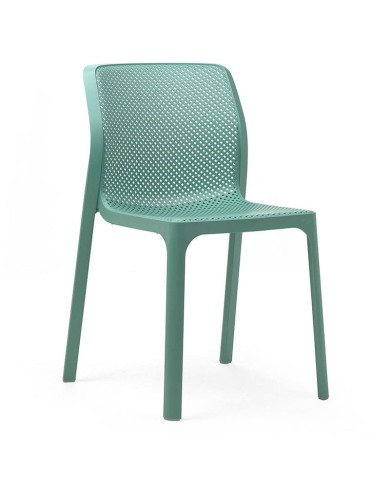 Silla Bit NARDI en polipropileno apilable para terraza, jardín y patio exterior en hogar y hostelería