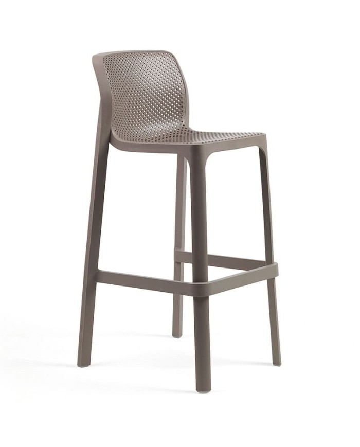 Taburete Net NARDI apilable para barra y exterior