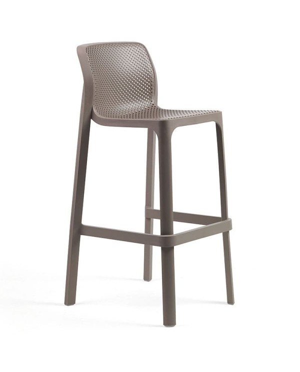 Taburete Net NARDI apilable para barra y exterior