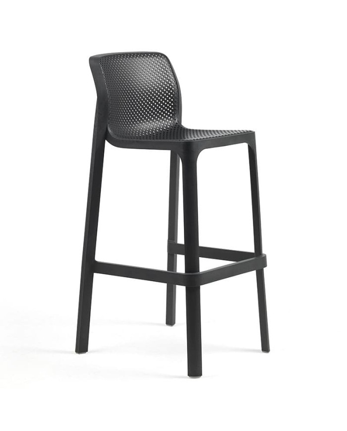 Taburete Net NARDI apilable para barra y exterior