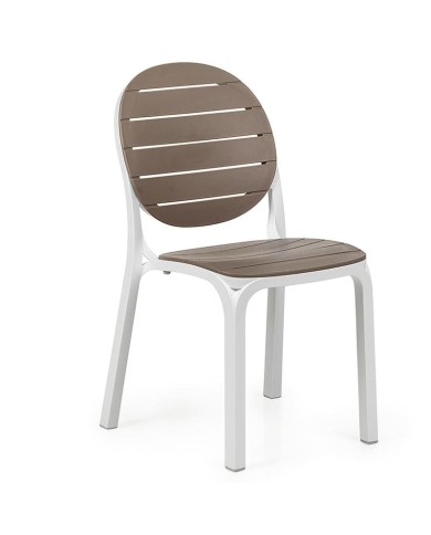 Silla Erica NARDI apilable de resina para jardín, terraza y hostelería