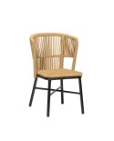 Silla curva para terraza, hogar y jardín M76C