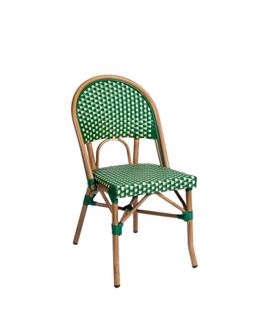 Silla aluminio y médula para terraza ZC30