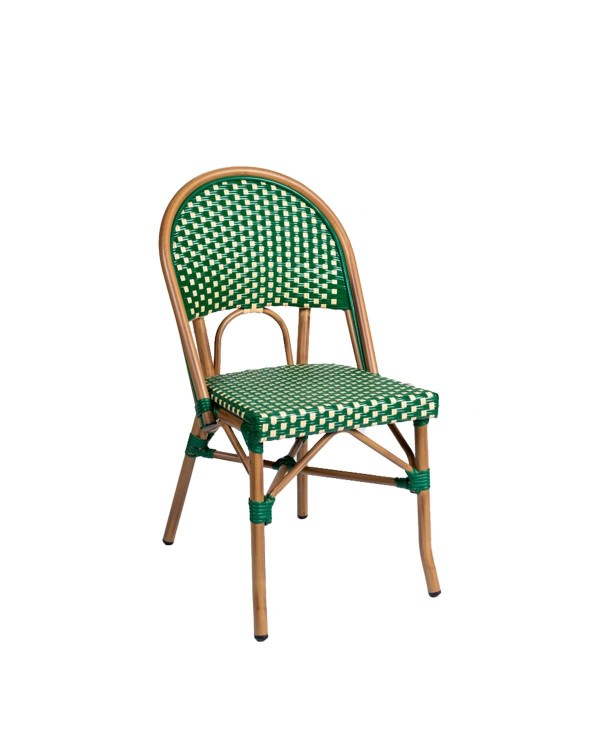 Silla aluminio y médula para terraza ZC30