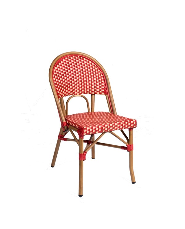 Silla aluminio y médula para terraza ZC30