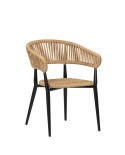 Silla de madera en nogal para cafetería ZD28