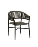 Sillón curvado en cuerda para terraza M74B