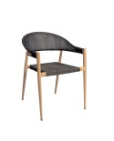 Sillón de aluminio y textileno para exterior ZC63