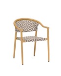 Sillón aluminio con médula para terraza ZC00