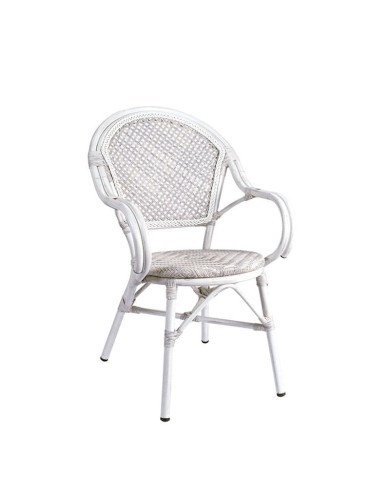 Sillón curvado de terraza para jardín y hostelería ZC64