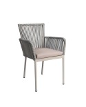 Sillón de médula con aluminio para hogar y hostelería ZD54