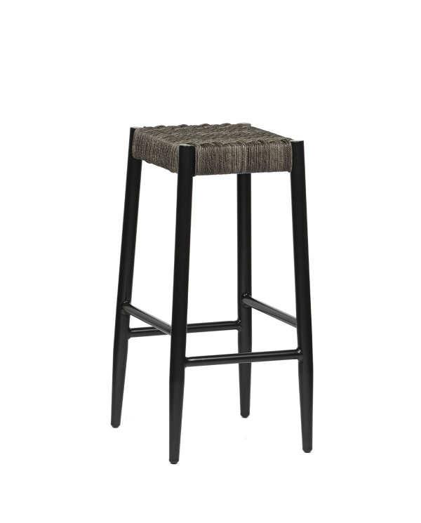 Taburete alto de aluminio con cuerda M71I