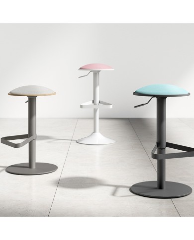 Taburete Disco CANCIO elevable y giratorio para cocina