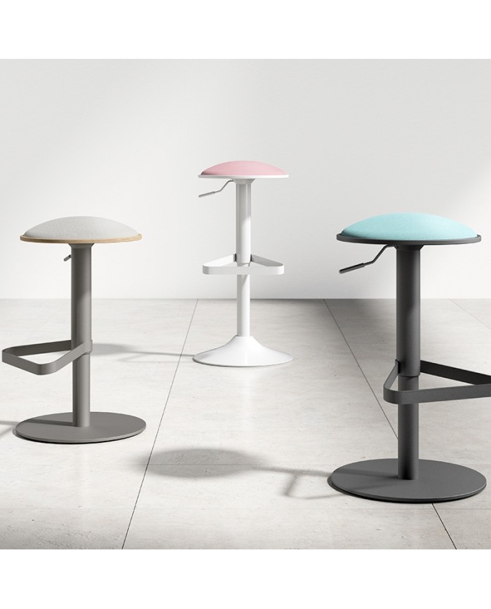 Taburete Disco CANCIO elevable y giratorio para cocina