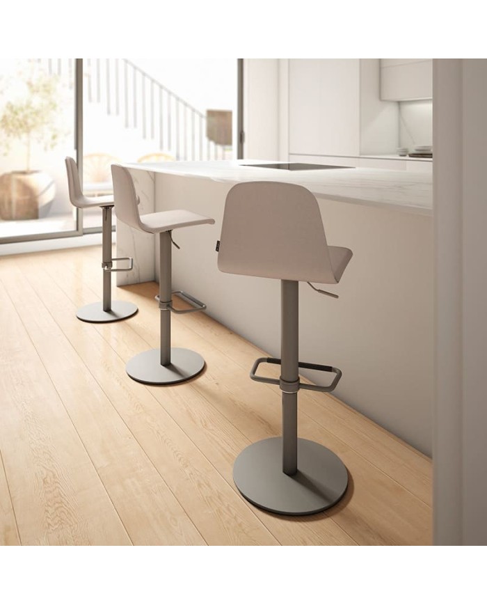 Taburete Lemon CANCIO giratorio y elevable para encimera