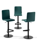 Taburete Palma CANCIO elevable-regulable y giratorio tapizado para cocina y hostelería. Para barra y encimera