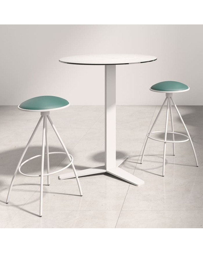 Taburete Mambo CANCIO giratorio para cocina y hostelería. Para encimera y barra de bar.