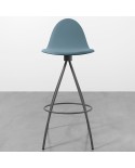 Taburete Petris CANCIO en metal y policarbonato para cocina y hostelería. Giratorio 360º