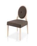 Silla tapizada, ideal para restaurantes, hoteles y comedores.