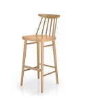 Taburete madera y tapizado. Ideal para bares, restaurantes, cafeterías y espacios de hostelería que buscan estilo y durabilidad.