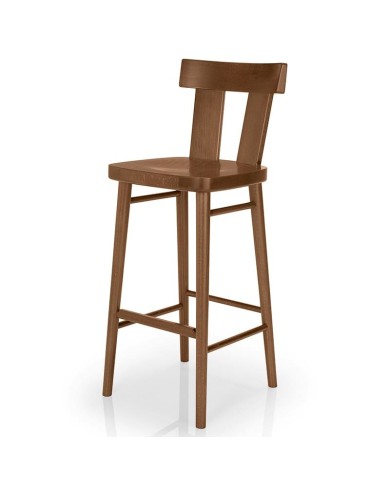 Taburete de madera y tapizado JMS Moreira Z75