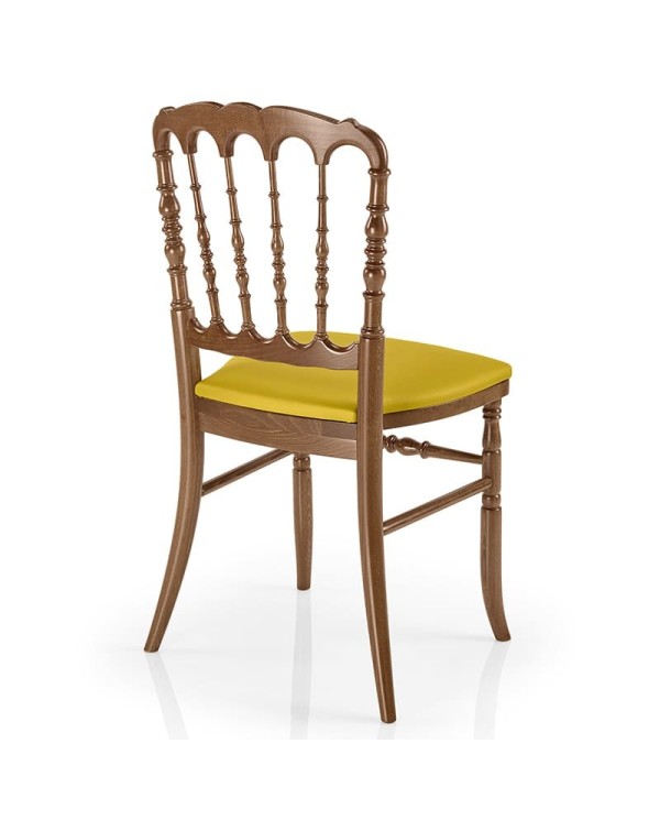 Silla de madera tapizada JMS Moreira ZH14