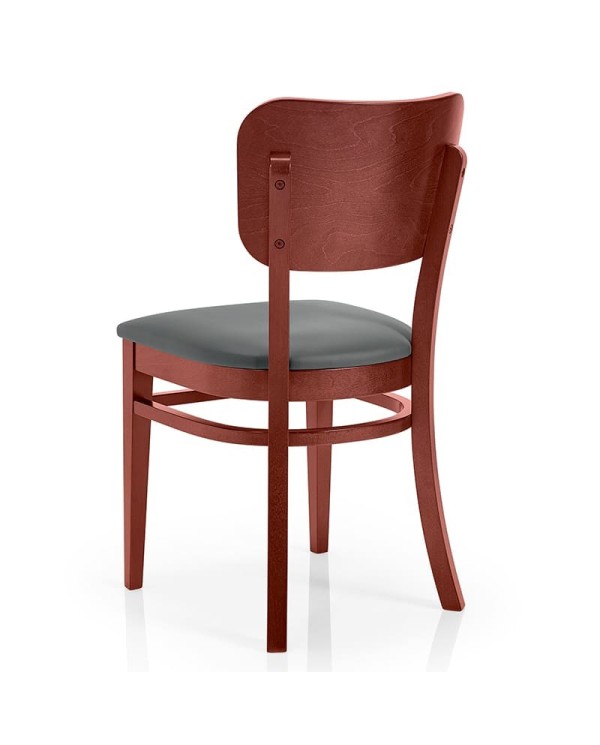 Silla de madera tapizada JMS Moreira ZF08