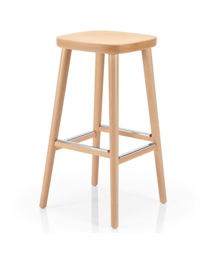 Taburete de madera tapizado JMS Moreira ZH11