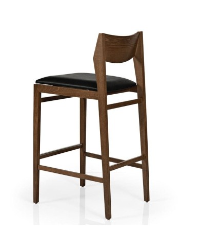 Taburete de madera tapizado para hostelería JMS Moreira K78C
