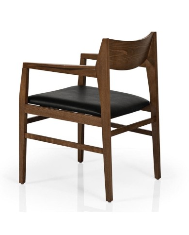 Sillón de madera tapizado JMS Moreira K78B