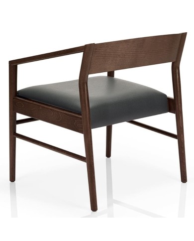 Butaca de madera y tapizado JMS Moreira ZH29